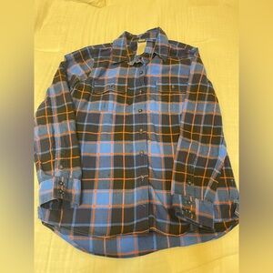 Patagonia Organic Cotton Women’s Flannel Shirt Plaid Size 8 Medium